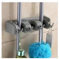 Gantungan Sapu Pel Hanging Holder Tempat Penyimpanan Alat Kebersihan