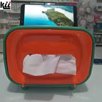 Holder Tempat Tissue TV - Kotak Tissue Holder HP - Box Tissue Stand HP