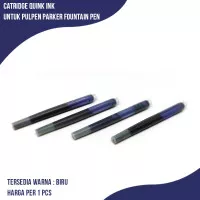 Catridge Quink Ink Untuk Pulpen Parker Fountain Pen