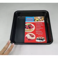 BEST Loyang Kue Kotak Teflon Non stick cookware 25X25 Terlaris