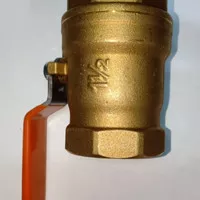 ball valve kitz kuningan 1 1/2 inch asli