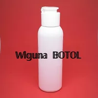 Botol fliptop 100 ML PUTIH / Botol 100ml putih tutup fliptop jamur