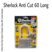 Gembok Anti Cut 60mm Panjang/Long Sherlock - 40 short, all
