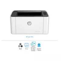 Printer HP Laser 107a Printer Laser Jet/ Mono / Print