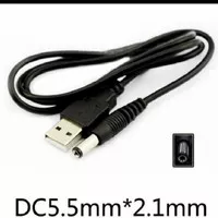 USB Power Charging Cable 5.5mm*2.1mm USB TO DC 5.5*2.1mm / Power Cable