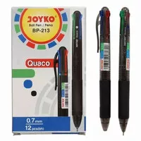Pen Joyco 4warna Quaco BP-213 0,7mm