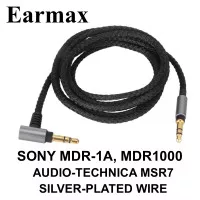 EARMAX Replacement Cable for Sony MDR-1A ATH MSR7 NYLON 1.2M