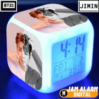 Jam Alarm Digital LED 7 Warna KPOP Army Bangtan Boys BTS - Park Jimin