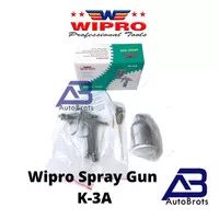 WIPRO Spray Gun Semprotan Cat K-3A - Paint Capacity 200cc