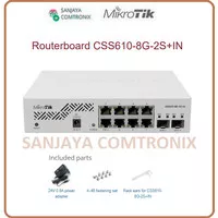Mikrotik CSS610-8G-2S+IN Cloud Smart Switch 8-port Gigabit 2 SFP+ 10Gb