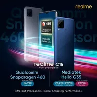 realme c15 4/64 Snapdragon Garansi Resmi 1tah