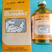 VITAMIN B komplek isi 100 ml VITAMIN UNGGAS SAPI KUDA KAMBING