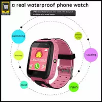 Lumin W19 Kids Watch Smart FREE SIM CARD jam Tangan Anak Bluetooth LBS - pink