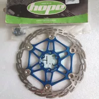 ROTOR HOPE 7 INCH 180 MM 6 BOLT BLUE