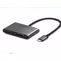 CAPDASE KABEL USB C TO HDMI VGA ORIGINAL KONVERTER MACBOOK PRO 13 KE