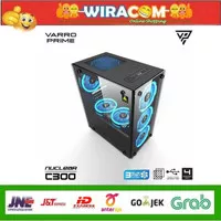 Varro Prime Casing Gaming Nuclear C300 (FREE 3 BLUE FAN)