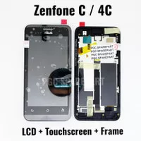 OEM LCD Touchscreen + Frame Fullset Asus Zenfone C / 4C ZC451CG - Z007 - Hitam