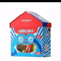 Vivan Kabel Data CSL 100 Cable Data 100cm for IPhone5 / Iphone 6 Pack