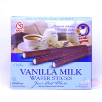 (WAFER ROLL) KUGI WAFER STICKS VANILA MILK 320