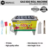 Sostel Sosis Telur Egg Sausage Hot Dog Roll Baker GAS 10 Lubang