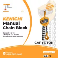 Chain Block / Takel Manual 3 Ton KENICHI "JAPAN"