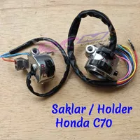 Saklar lampu sein reting Honda C70 atau holder C50 pispot engkel