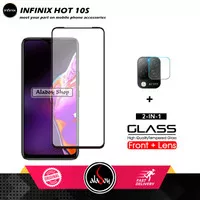 PAKET Tempered Glass Layar dan Tempered Glass Camera Infinix Hot 10S