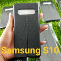 AUTO FOCUS SAMSUNG S10 CASING HP SAMSUNG S10 SOFTCASE SILIKON LEATHER