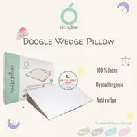 Dooglee Wedge Pillow & Case Natural Latex 100% Bantal Menyusui