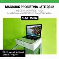 MacBook Pro 13 Inch Retina Late 2012 MD212 Core i5 8GB RAM