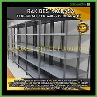 Rak Besi Siku Berlubang Modasa Kuat Termurah Bergaransi !