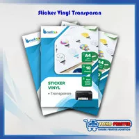 Sticker Vinyl Inkjet A4 / Stiker Vinil / Vynil Transparan