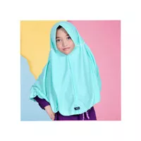 Jilbab Instan Anak Sekolah SMP Serut Melati Series Bahan Kaos Size L