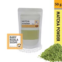 MATCHA POWDER Bubuk Green Tea Food Grade 50 g - Plastik
