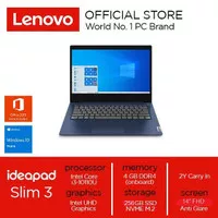 Laptop Lenovo IdeaPad Slim 3-EBID - Blue [i3 10110U-4GB-SSD 256GB]