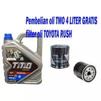 PAKET GANTI OLI MESIN TMO TOYOTA 4 LITER GRATIS FILTER OLI RUSH