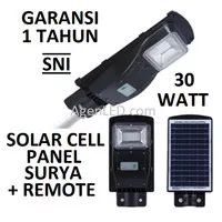 Lampu Jalan PJU LED Solar Cell 30W Panel Surya SOROT 30 WATT SolarCell