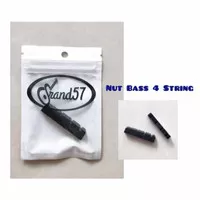 nut bass elektrik akustik 4 string hitam black
