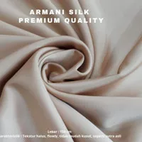 bahan/kain satin armany silk original import, lembut,jatuh kaya sutra