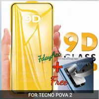 tempered glass Tecno pova 2 anti gores kamera screen protector