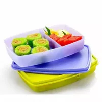 Small Bento Box Tupperware Kotak Bekal Kecil Bersekat