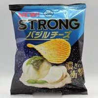 Keripik KOIKEYA Strong Basil Cheese Potato Chips asal Jepang