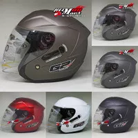 G2 Optimax Solid Double Visor KacamataHelm Halfface Helm G2 Helm SNI