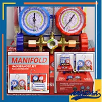 MANIFOLD DOUBLE SMC SET MULTI PREMIUM | MANIFOLD SET R410 R32 R22 R134