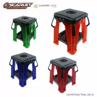 Scarlet Racing - Jackstand Paddock Tengah Standar Motor Trail DZ-01