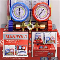 MANIFOLD DOUBLE SET MULTI PREMIUM | MANIFOLD SET R22 R134 | MANIFOLD