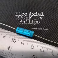 Elco Axial 220uF 10v Philips