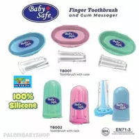 Babysafe Finger Toothbrush Gum Massager Sikat Lidah Bayi