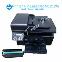 printer hp laserjet m1212nf 1212 mfp murah toner 85A siap pakai