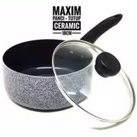 Maxim Panci Susu/Saucepan Ceramic Neostone 18 cm